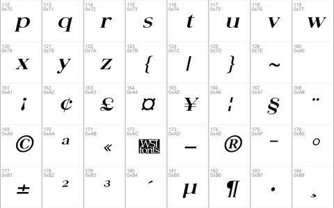 QuantasBroad Bold Italic