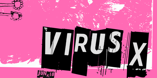Virus X font