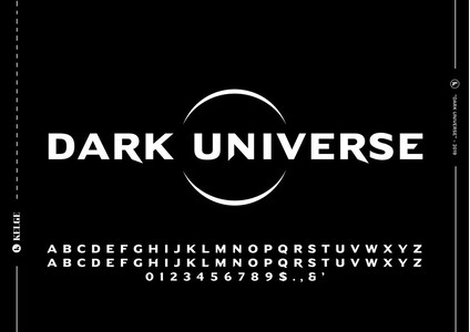 Dark Universe font