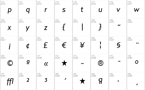 Relay-RegularItalic Regular