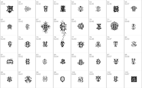 Intellecta Monograms Random Samples Four