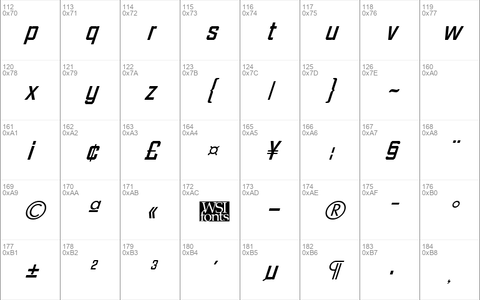 Facet-Xitalic Bold