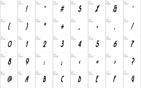 BandstandCondensed Oblique