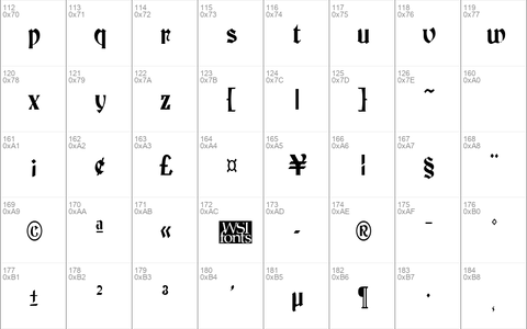 BuckinghamCondensed Regular