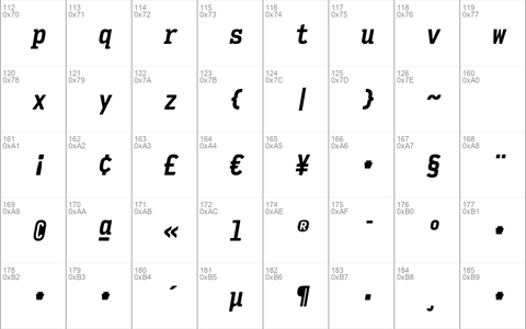 Pennsylvania Bold Italic