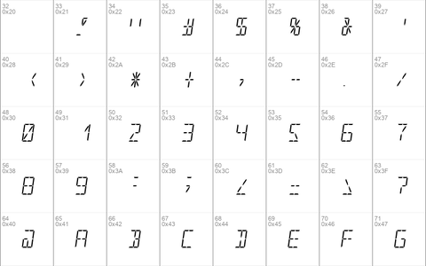 Segment16B Italic