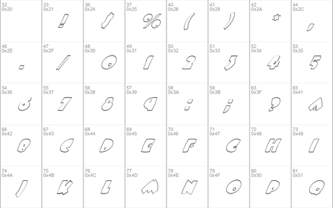 FZ JAZZY 9 HOLLOW ITALIC