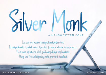 Silver Monk font