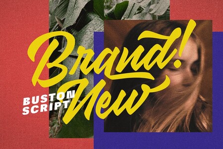 Buston Script Free  font