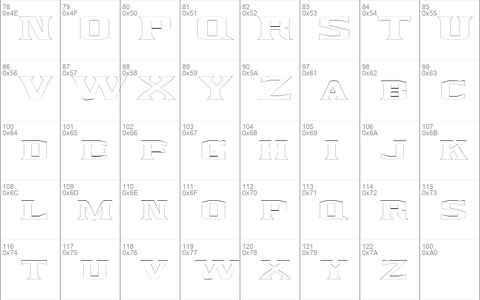 KingfreshCondensedOutline Regular