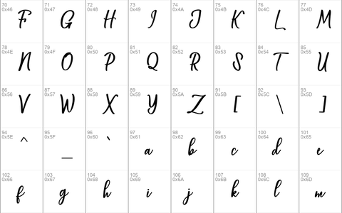 Baleria Script font