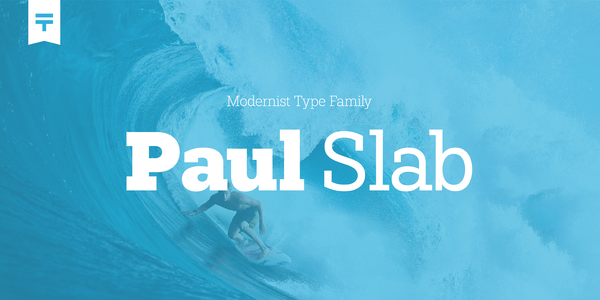Paul Slab font