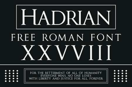 Hadrian font