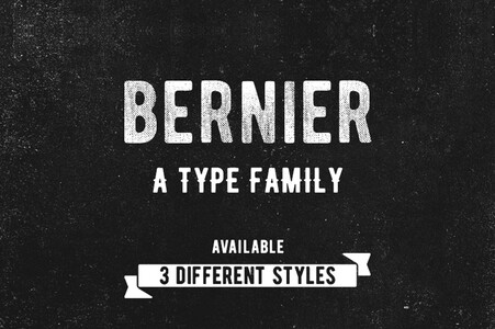 BERNIER DISTRESSED font