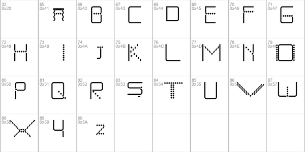 StarFont Capitals Regular