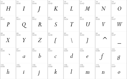 Lapidary333 BT Italic