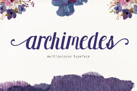 Archimedes  font