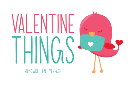 Valentine Things font