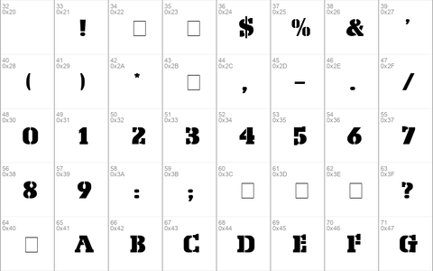 Stencil Export Regular