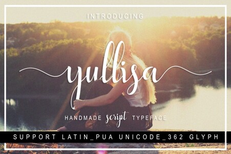 yulisa script font