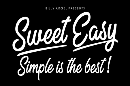 Sweet Easy Personal Use font