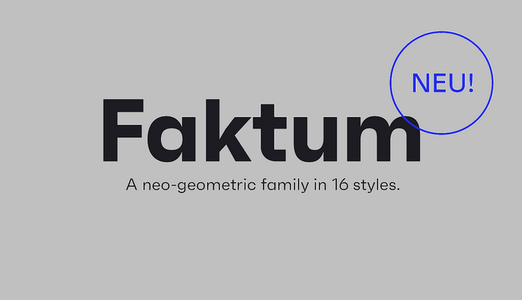 Faktum Test font