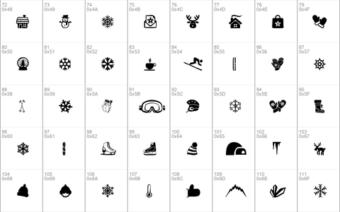 Winter Icons Regular