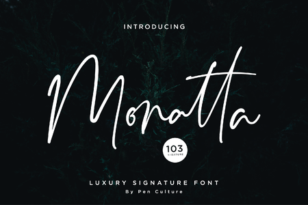 Monatta font