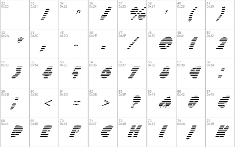 FZ JAZZY 9 STRIPED ITALIC