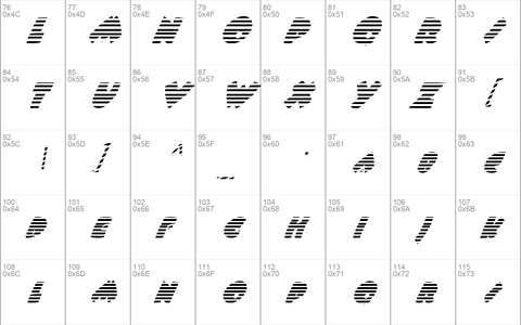 FZ JAZZY 9 STRIPED ITALIC