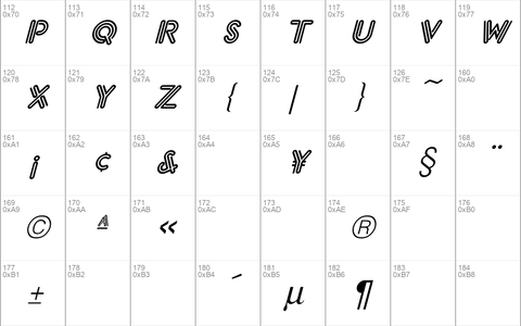 Eklektic-Normal Italic Italic