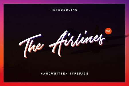 Airlines font