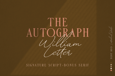 William Letter Signature DEMO font