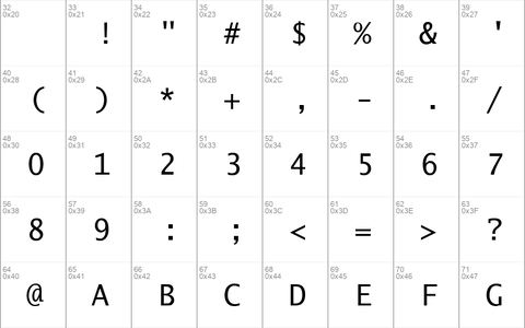 Excalibur Monospace Regular