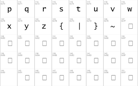 Excalibur Monospace Regular