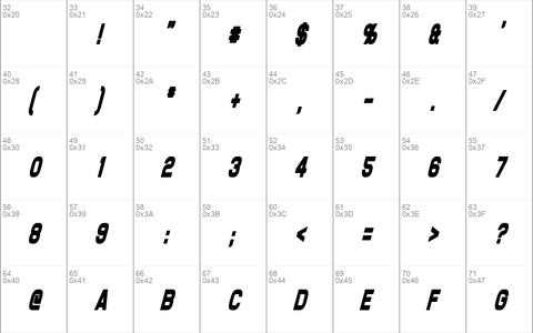 Maximus Condensed Italic