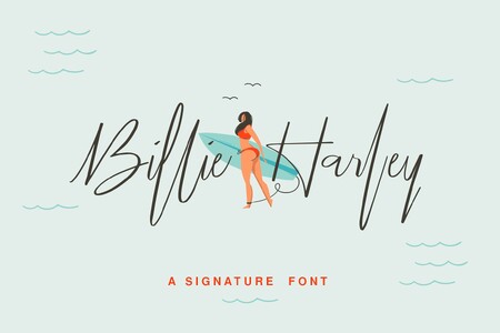 Billie Harley font