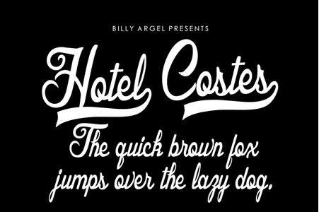 Hotel Costes Personal Use font