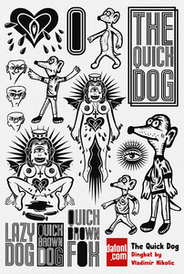 The Quick Dog font
