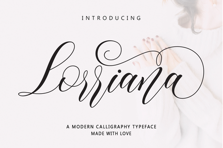 Lorriana script font