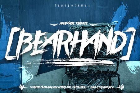 BearHand font