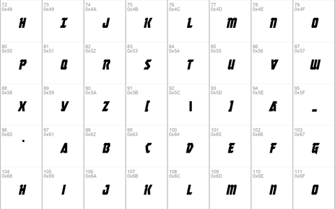 Master Breaker Condensed Italic