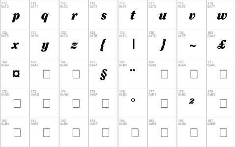 Nineteenth Italic