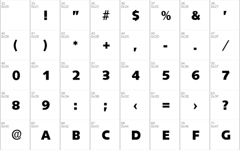 Saxony-Serial-ExtraBold Regular