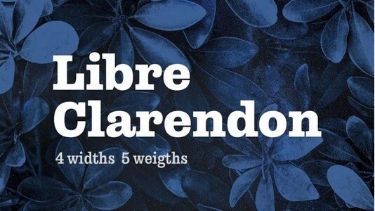 Libre Clarendon Wide