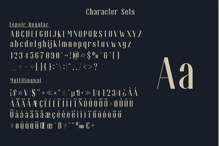 Espoir font