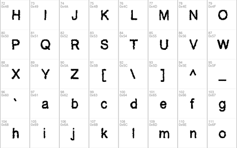 AblockyFont Medium