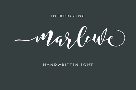 Marlowe Script font