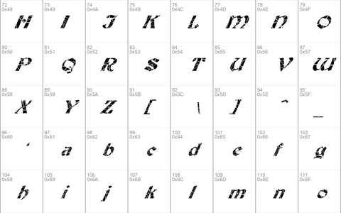 FZ JAZZY 19 CRACKED ITALIC