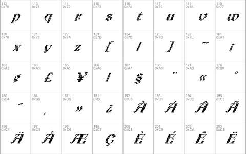 FZ JAZZY 19 CRACKED ITALIC